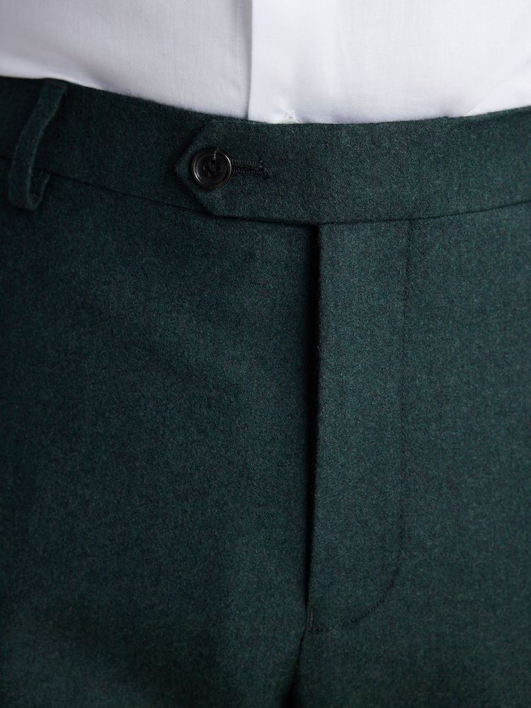 Vert - Signature Zignone Flannel Suit Trousers - Image 5 of 9