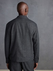 Grey Signature TG Di Fabio Italian Wool Slim Fit Shacket - Image 4 of 6