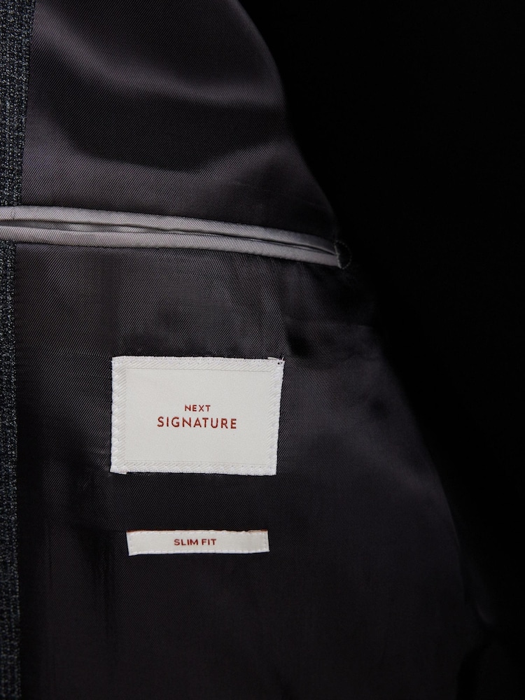 Grey Signature TG Di Fabio Italian Wool Slim Fit Shacket - Image 6 of 6