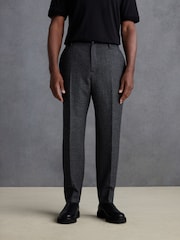 Grey Slim Fit Signature TG Di Fabio Italian Wool Formal Trousers - Image 1 of 5