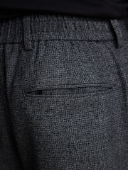 Grey Slim Fit Signature TG Di Fabio Italian Wool Formal Trousers - Image 5 of 5