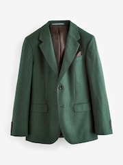 Verde - Signature Zignone Flannel Costum Jachetă - Image 6 of 10