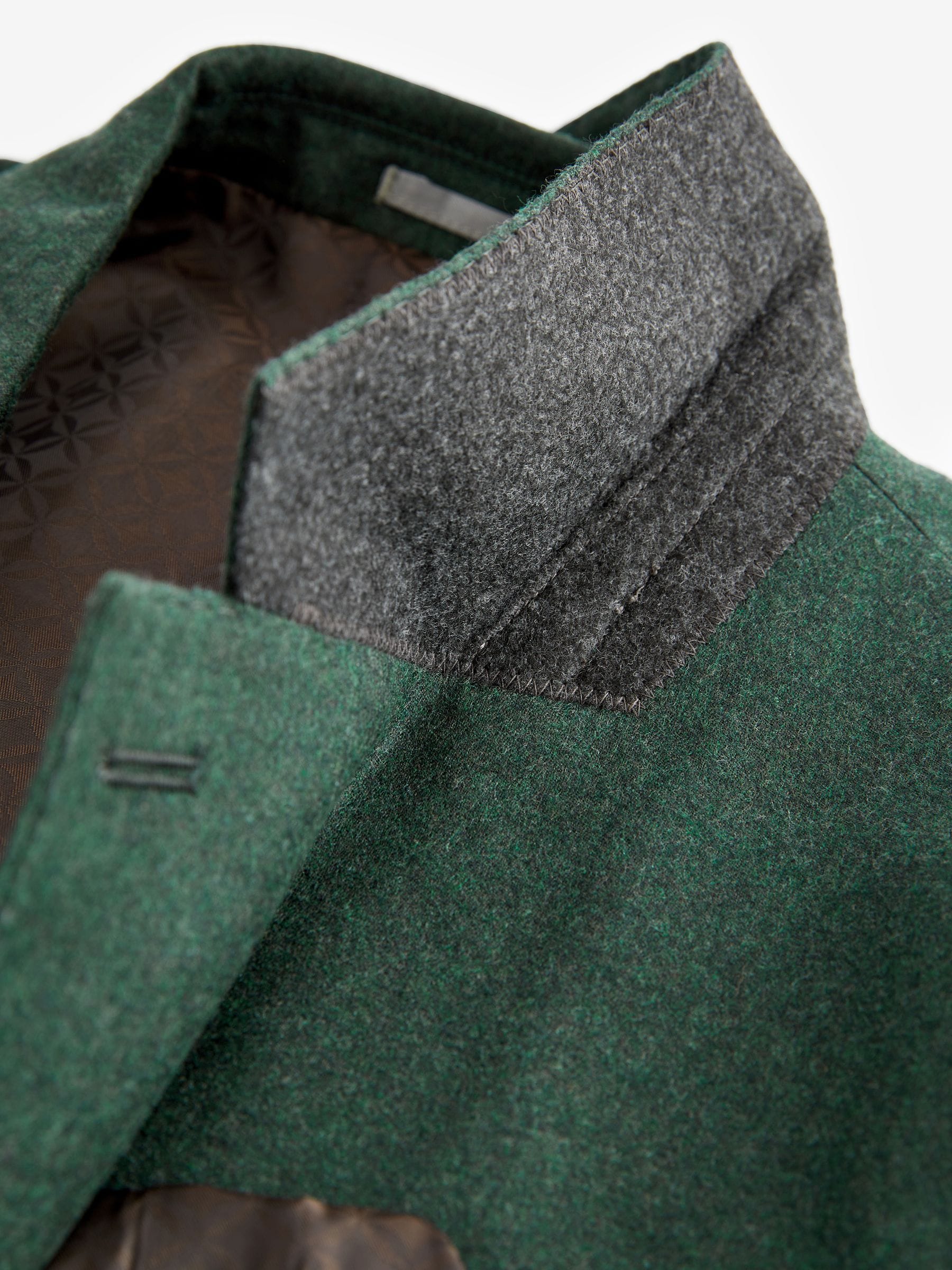 Buy Green Signature Zignone Flannel Suit Jacket from Next USA