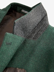 Verde - Signature Zignone Flannel Costum Jachetă - Image 8 of 10