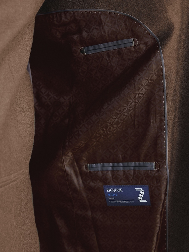 Neutral - Signature Flanell-Anzugsjackett „Zignone“ - Image 6 of 11