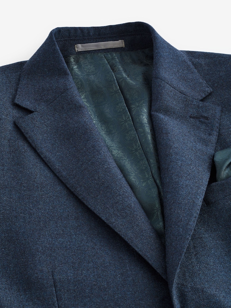 Bleu - Signature Veste de costume en flanelle Zignone - Image 7 of 11