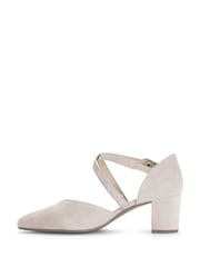 Gabor Pink Gazelle Rouge Suede Open Court Shoes - Image 2 of 5