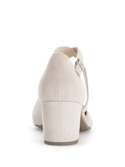 Gabor Pink Gazelle Rouge Suede Open Court Shoes - Image 5 of 5