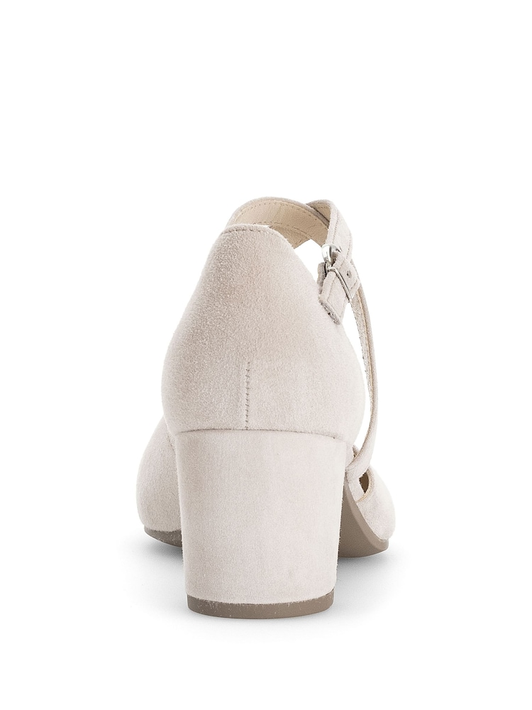 Gabor Pink Gazelle Rouge Suede Open Court Shoes - Image 5 of 5 Gabor Pink Gazelle Rouge Suede Open Court Shoes - Image 5 of 5