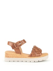 Gabor Wide Fit Sidcot Leather Sandals - Image 1 of 5