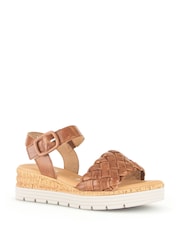 Gabor Wide Fit Sidcot Leather Sandals - Image 3 of 5