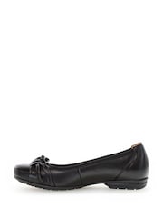 Gabor Wide Fit Ashlene Leather Ballerina Style Shoes - Image 2 of 5