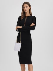 Reiss White Gigi Acetate Clutch Bag - Image 6 of 6
