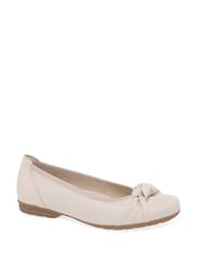 Gabor Wide Fit Ashlene Leather Ballerina Style Shoes - Image 3 of 5