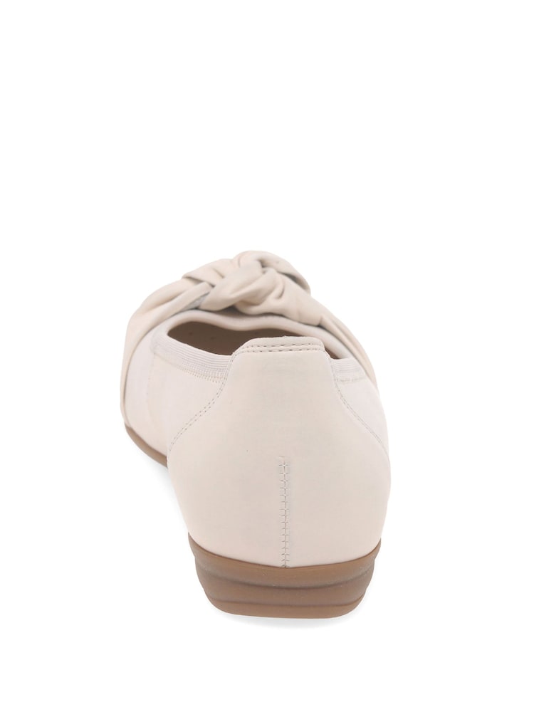 Gabor Wide Fit Ashlene Leather Ballerina Style Shoes - Image 5 of 5 Gabor Wide Fit Ashlene Leather Ballerina Style Shoes - Image 5 of 5