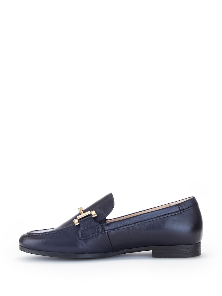Gabor Wide Fit Destiny Leather Loafers - Image 2 of 5