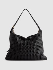 Bolso tote de cuero trenzado Vigo de Reiss - Imagen 1 de 5