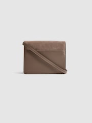 Reiss Mink Lexington Suede Leather Shoulder Bag - Image 4 of 5