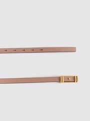 Reiss Nude Lara Thin Leather Belt - Image 3 of 4
