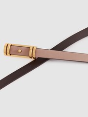 Reiss Nude Lara Thin Leather Belt - Image 4 of 4