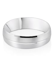 Beaverbrooks 9ct Mens Silver Tone Wedding Ring - Image 2 of 5