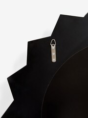 Silver Large 3D Sunburst Over Mantle Wall Mirror - Image 7 of 7