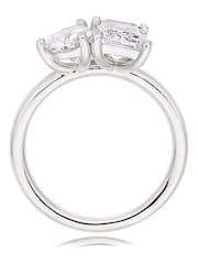 Beaverbrooks Sterling Silver Cubic Zirconia Ring - Image 2 of 5