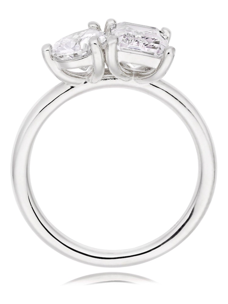 Beaverbrooks Sterling Silver Cubic Zirconia Ring - Image 2 of 5 Beaverbrooks Sterling Silver Cubic Zirconia Ring - Image 2 of 5