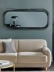 Black Contemporary Metal Full Length Mirror - Image 2 of 6
