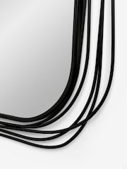 Black Contemporary Metal Full Length Mirror - Image 5 of 6