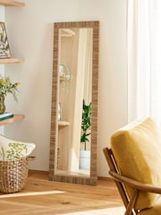 Light Natural Full Length Wall Mirror - Image 2 of 5
