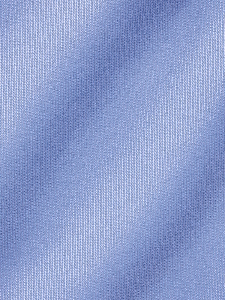 Charles Tyrwhitt Blue Cornflower Non-iron Twill Cutaway Slim Fit 100% Cotton Shirt - Image 5 of 5