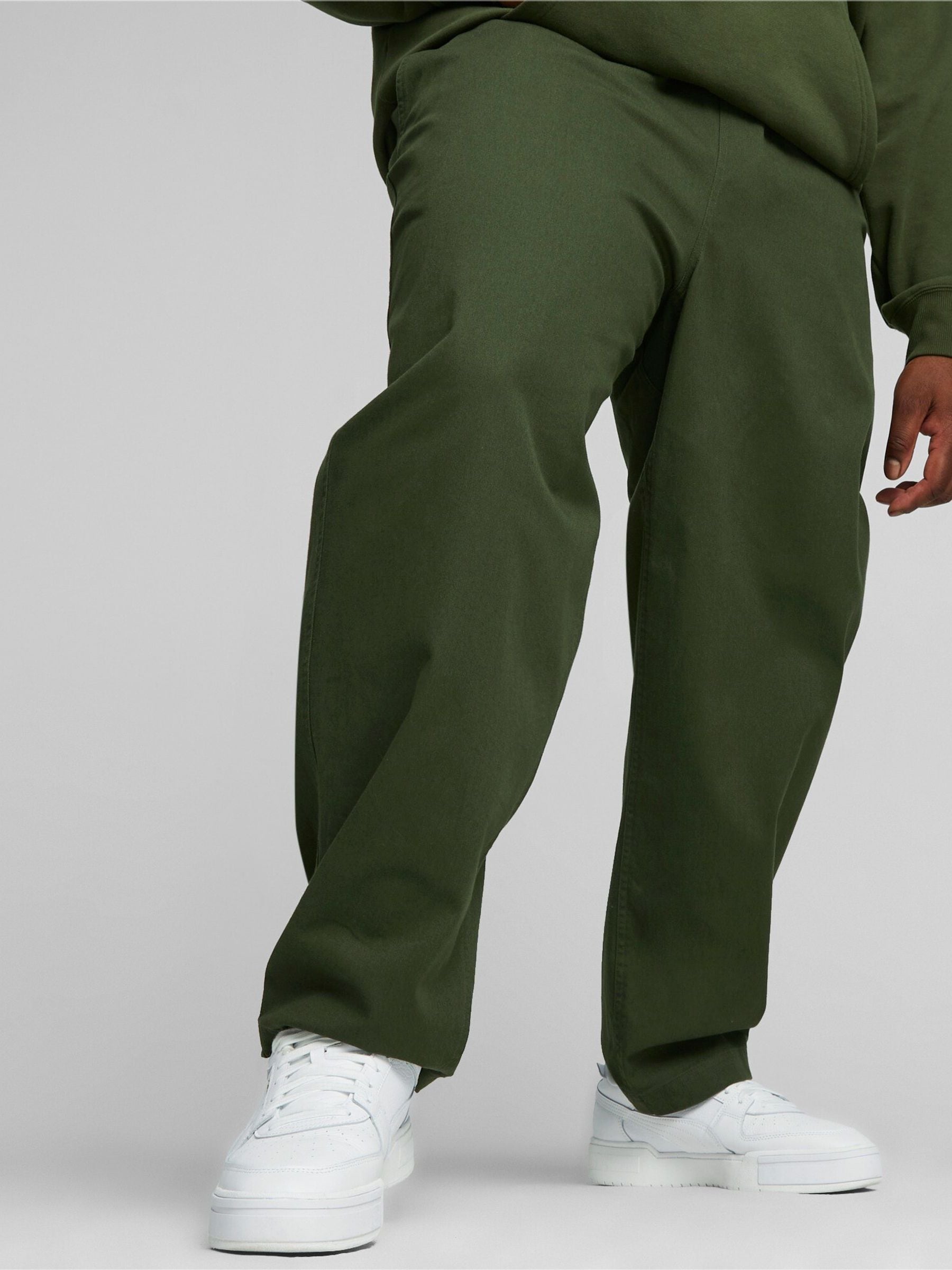 Mens green puma joggers cheap