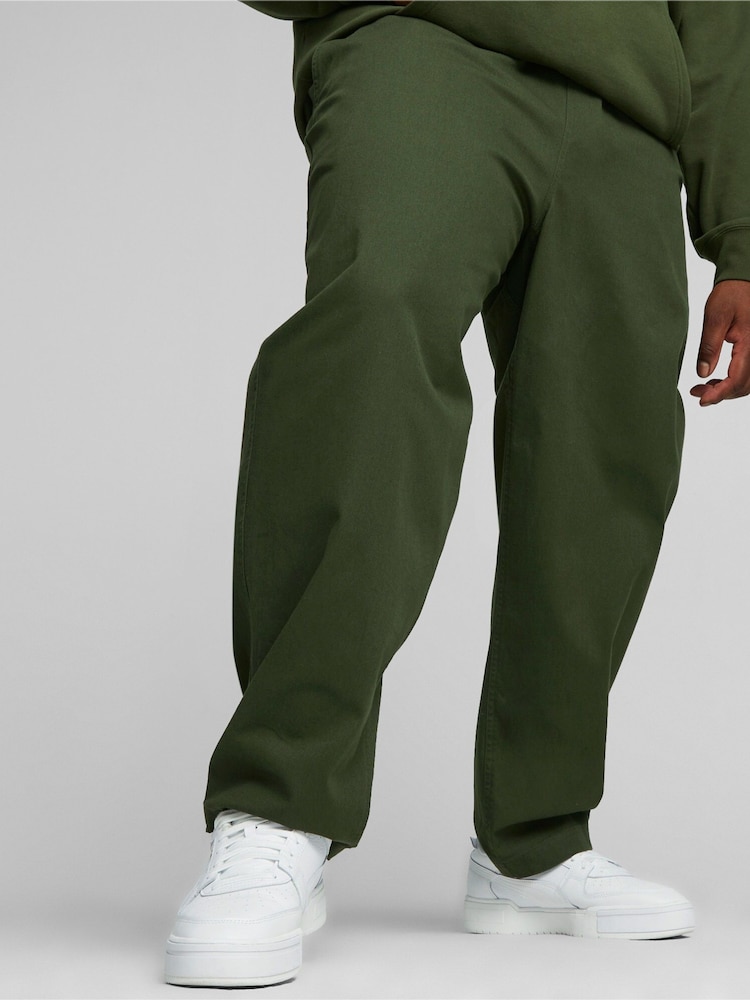 Puma Green Better Classics  Mens Woven Sweat Joggers - Image 1 of 9