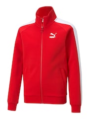 Puma Red Iconic T7 Youth Track Jacket - Image 4 of 5