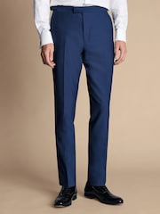 Charles Tyrwhitt Blue Slim Fit Dinner Suit Trosusers - Image 3 of 3