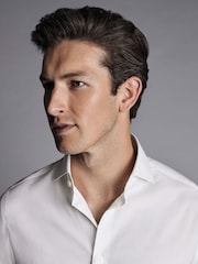 Charles Tyrwhitt Bügelfreies Twillhemd mit Stretch in schmaler Passform - Bild 2 von 6