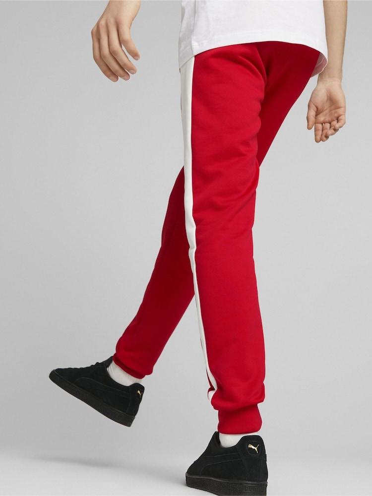 Puma Red Iconic T7 Men's Track Joggers - Image 2 of 7