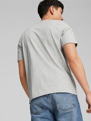 Puma Grey Mens 100% Cotton T-Shirt - Image 2 of 5