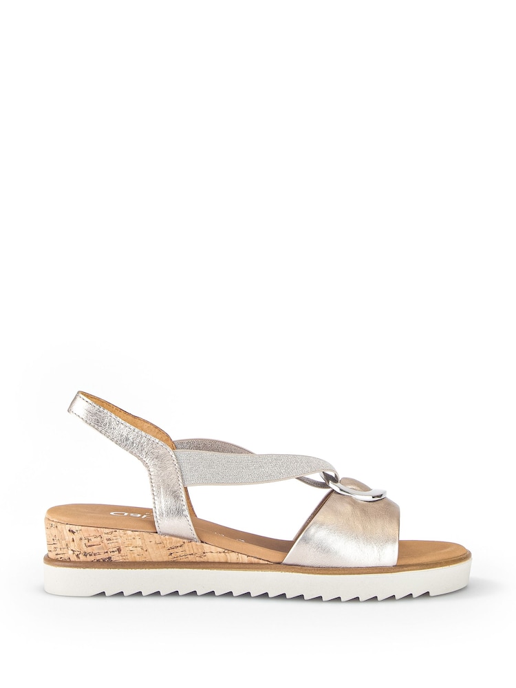 Gabor Wide Fit Reese Soft Nubuck Sandals - Image 1 of 5 Gabor Wide Fit Reese Soft Nubuck Sandals - Image 1 of 5