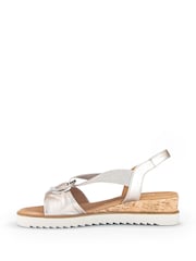 Gabor Wide Fit Reese Soft Nubuck Sandals - Image 2 of 5
