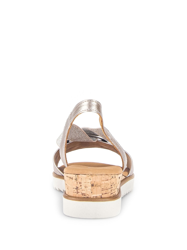 Gabor Wide Fit Reese Soft Nubuck Sandals - Image 5 of 5 Gabor Wide Fit Reese Soft Nubuck Sandals - Image 5 of 5
