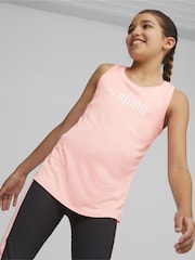 Puma Pink Fit Layered Youth Tank Top - Image 3 of 5