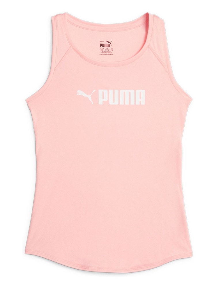 Puma Pink Fit Layered Youth Tank Top - Image 5 of 5