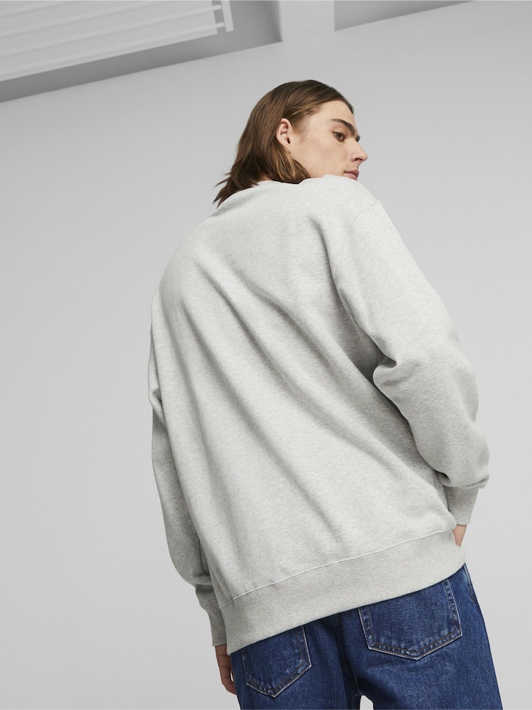 Puma Grey Better Classics Mens Jumper - Image 2 of 7
