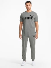 Puma Grey 100% Cotton Logo T-Shirt - Image 3 of 5