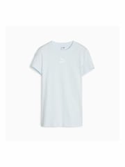 Puma Blue Classics Slim T-Shirt - Image 4 of 5