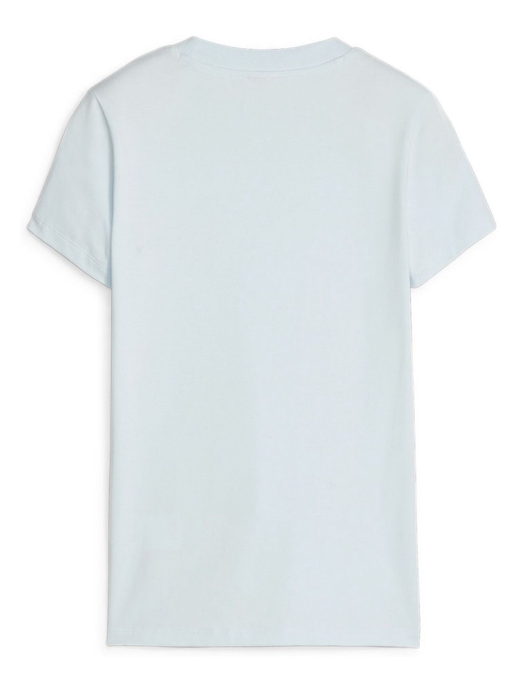 Puma Blue Classics Slim T-Shirt - Image 5 of 5