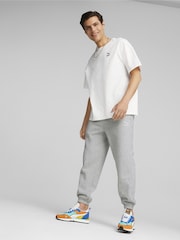 Puma Grey Classics Men's Sweat Joggers - Image 4 of 9