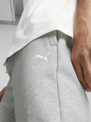 Puma Grey Classics Men's Sweat Joggers - Image 7 of 9